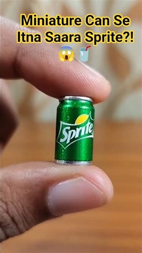 Miniature Can Se Itna Saara Sprite?! 😱🥤#shortvideo #viralshort #explore
