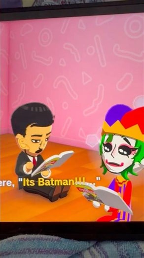 More Joker and Batman Mii shenanigans | #batman #mii #tomodachilife #joker #chill
