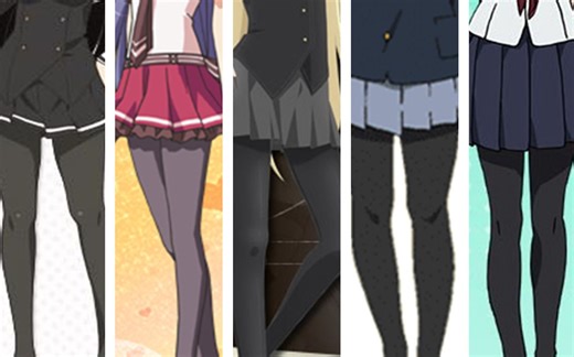 20部女主装备黑丝连裤袜的动画！你看过几部？连裤袜补番推荐