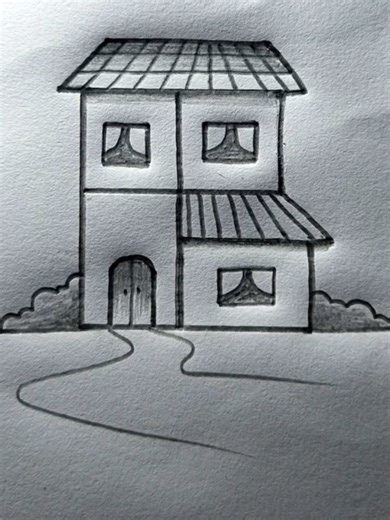 How to Draw a House Step by Step — Easy House Drawing Tutorial
