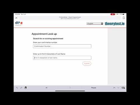 How to reschedule Irish/Ireland driving theory test to online test
