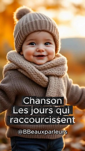 89K views · 2.4K reactions | Extrait de "Les jours qui raccourcissent", chanson d'automne pour enfants. Chanson complète sur Youtube et Spotify (liens en commentaires). Laisse un commentaire si la chanson te plaît ! Vidéo réalisée avec IA. #bébé #chanson #musique #automne | BBeauxparleurs | Facebook