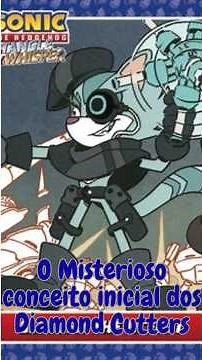 The MYSTERIOUS Early Concept of the DIAMOND CUTTERS from IDW's SONIC Comics!