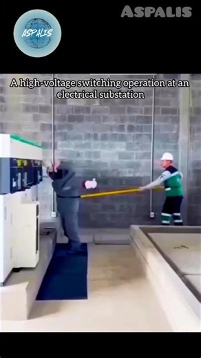 High-Voltage Switching Inside an Electrical Substation Explained #shorts