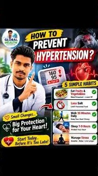 5 Daily Habits That Prevent High Blood Pressure ❤️ | Lower Your BP Naturally #healthtips