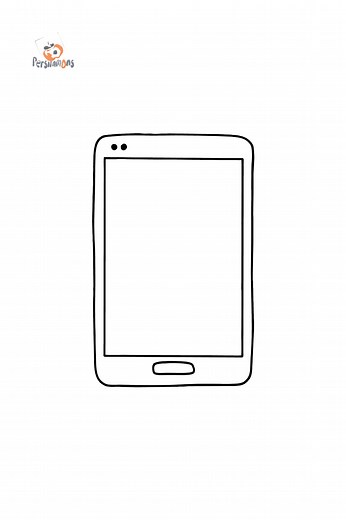 Coloriage - Téléphone portable ♥ En ligne ou imprimer gratuit
