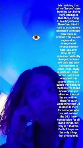 Update: this is me #3d #4d #5d #awareness #sapient #intelligent #alienated #blue #third3ye #fyp #off