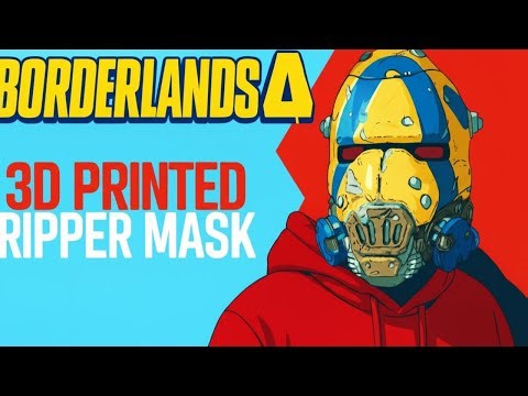 Designing Borderlands Ripper Mask 3D Print Build Tutorial
