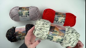 Lion Brand Yarn 135-400 Hometown Yarn, Neon Pink (1 skein)