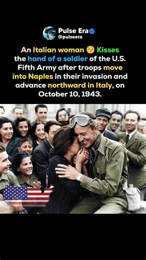 When Italy Welcomed U.S. Troops: A Powerful WWII Moment Caught on Camera #shorts #usa