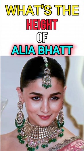 Alia bhatt real height #aliabhatt #bollywood #height