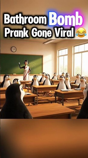 Bathroom Bomb Prank in School 😂🚽💥 | #shorts