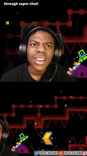 ISHOWSPEED PLAYS BLOODBATH AUTO IN GEOMETRY DASH #ishowspeed #speed #reaction #gaming #geometrydash