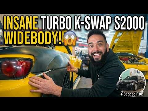 S2000 Turbo K-Swap Goes Widebody | Bagged F30 Wakes up for Show Season