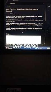 BST Mastery: Day 58 of 90 Done. ✅