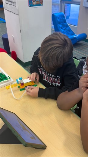 Today students built a helicopter 🚁 and coded its sound, speed, and rotations. Others practiced distance sensor coding, learning how movement, rotation, and loops work. They all did an amazing job!#wizeacademy #robotics #coding #woodlandspringselementary | Kiranita Sanubala