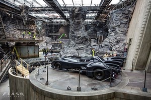 The Batcave in The Flash is slightly different than the '89 classic because of something Bruce said. He told Barry that when you change the past, you create an alternate past. Therefore, the Batcave is similar yet slightly different (waterfalls etc). #Batcave | Batman Online Fans