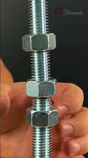 Easy way to join threaded rods! #simple #threadedrods #joint #trick