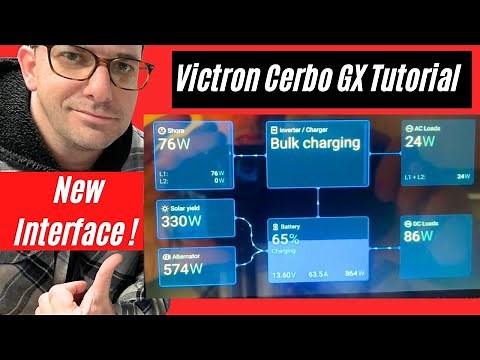 How to use Victron Cerbo GX Touch 70 screen monitor