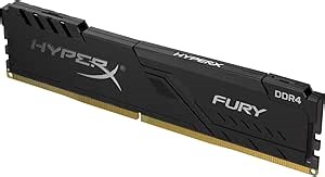 HyperX Fury 16GB 2666MHz DDR4 CL16 DIMM Black XMP Desktop Memory Single Stick HX426C16FB3/16