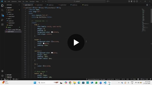 #webdevelopment #internship #learningbydoing #codinglife #codsoft #taskcompleted #growthjourney | Sigarambotla Parimala
