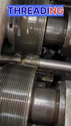 ROD THREADING MACHINE///#threading #rod #thread #ironrod #threadrollingmachine #ironrods #machine