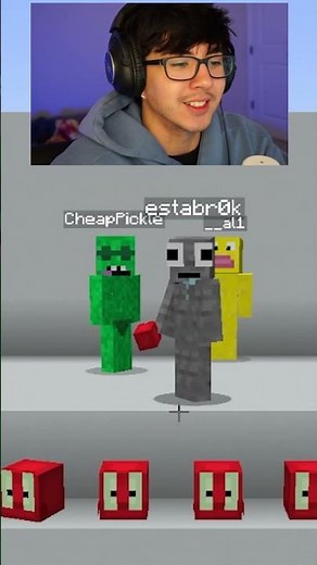 they have to be trolling...😂Minecraft Color Match VS BOY FRIENDS #minecraft #shorts #minecraftshorts