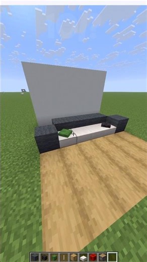 Working Minecraft Sofa Tutorial! 🛋️ (No Mods) #shorts