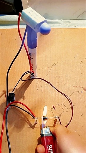 electronics project idea with motor #short #tech #electronics #ideas #experiment