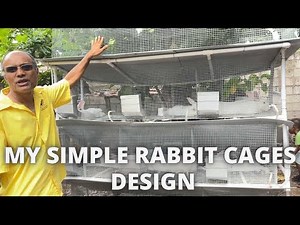 MY SIMPLE , IN-EXPENSIVE AND EASY TO BUILD RABBIT CAGE DESIGN USING PVC WATER PIPE