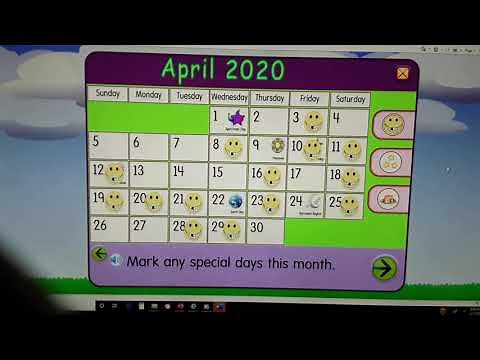 Starfall Make A Calendar April 2020