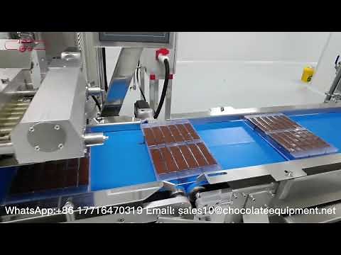 chocolate bar molding line. Small capacity chocolate machine