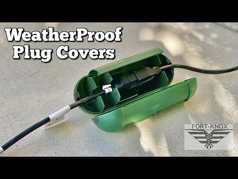 How To Protect Extension Cord Connections Outdoors | Electrical Plug Cover | Weatherproof Plug Cover