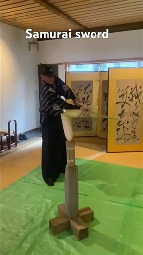 Samurai sword training in Tokyo, Japan. #samurai #swordsmanship #tokyo #tokyotravel #japan