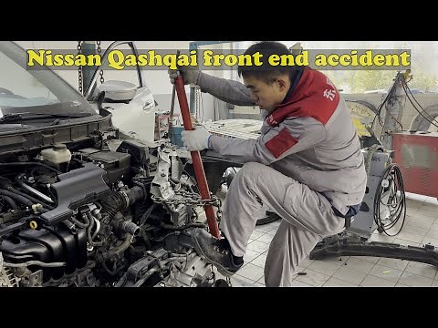 Nissan Qashqai Front-End Collision Repair: Restoration Process ！