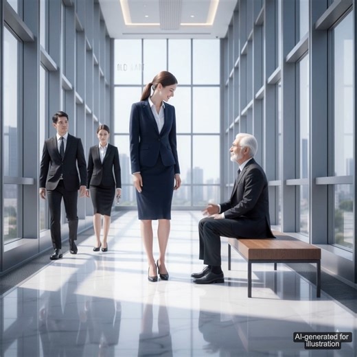 I Was Just a Quiet Intern… Until I Greeted an Elderly Man in Sign Language — And Realized the CEO Was Watching 😳 Six months ago, I was invisible at work. A shy intern. The only thing I felt confident about was my American Sign Language skills — something I’d learned for my deaf little brother. That morning, the lobby buzzed with footsteps and chatter. That’s when I saw him: an elderly, sharply dressed man, struggling to communicate at the desk. The receptionist sighed, “Sir, I need a name. I ca