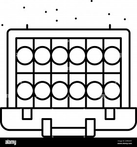 money case of mafia video game line icon vector illustration Stock Vector Image & Art - Alamy