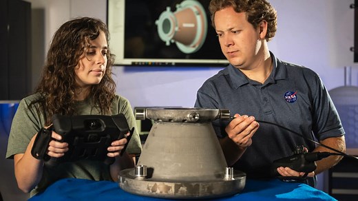 How NASA 3D printed a rocket nozzle for deep space