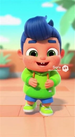 Hi ! Hi Hello 👋 #kids #animationcartoon #learningforkids #shortsforkids #singalongforkids