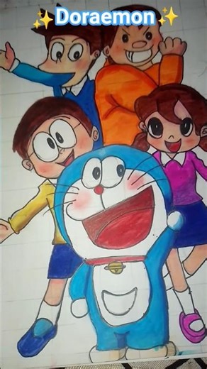 Doraemon drawing easy 💙 #viral #shorts #doraemon