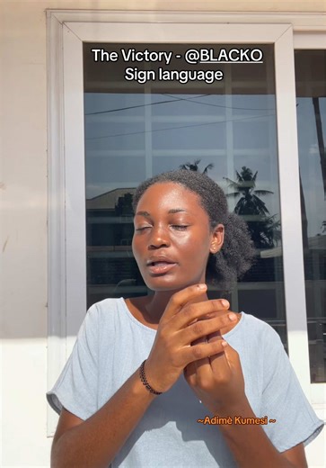 Learning Sign Language with BLACKO's 'The Victory'