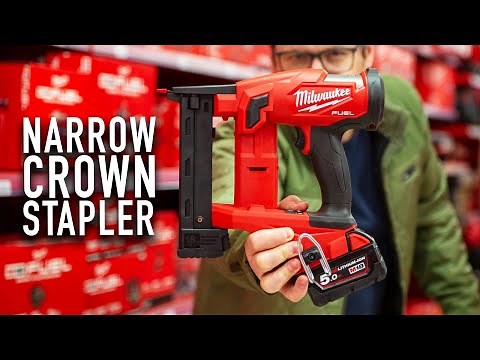 NEW Milwaukee M18 FUEL 18ga Narrow Crown Stapler (M18FNCS18GS-0)