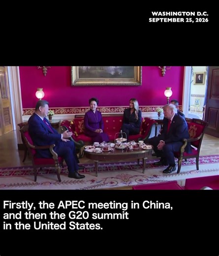 Xi invites Trump to visit China during APEC