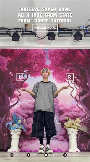 Katseye Super Bowl Ad Dance Tutorial with Jake from State Farm