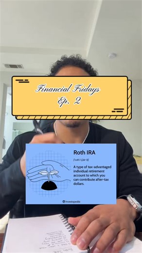 Drew on Instagram: "Financial Foundations — Step 2 💰 One of the smartest moves you can make in your 20s is setting your future self up for success. A Roth IRA isn’t about getting rich quick — it’s about giving time and compound interest the chance to work. Start early. Automate it. Your future self will thank you. 💾 Save this 📤 Share it with someone who needs to hear it and comment help if you need it! #personalfinance #financialliteracy #rothIRA #investing #reels"