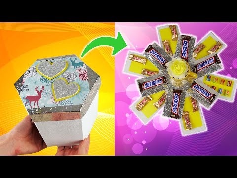 EXPLOSION BOX TUTORIAL - DIY Hexagonal gift box
