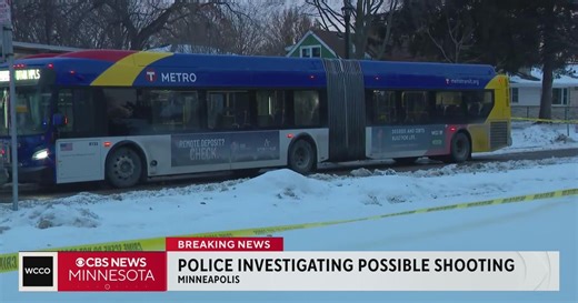 Metro Transit bus window shows damage after possible northside Minneapolis shooting