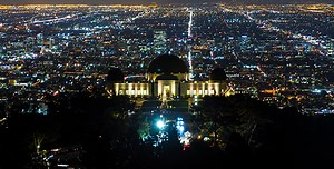 The Griffith Observatory at Night, Los Angeles