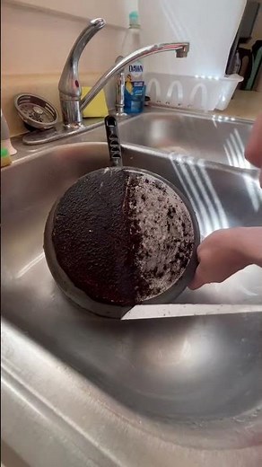 Scrubdaddy power paste vs the pink stuff #cleaningvideos #comparison #satisfying #cleaningmotivation