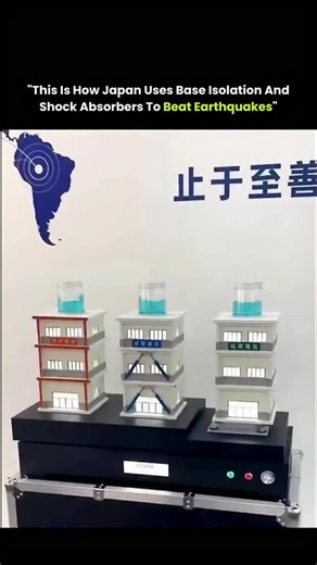 curionix_Mind | Japan’s secret to standing strong 🌏🏗️ Base isolation and shock absorbers reduce earthquake force before it reaches the building—engineering... | Instagram